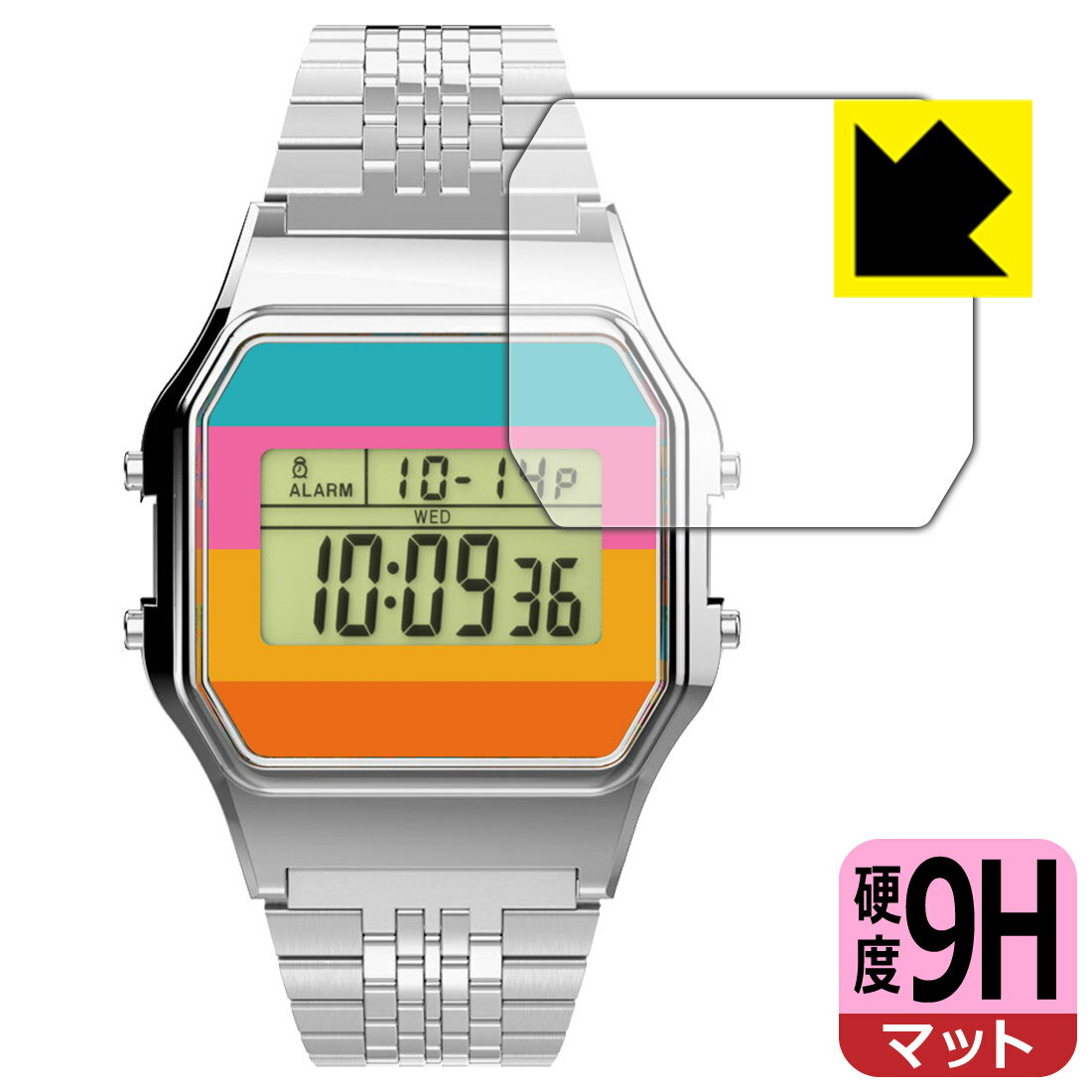 9H高硬度【反射低減】保護フィルム TIMEX Classic Digital TIMEX 80 TIMEX x Coca-Cola 日本製 自社製造直販