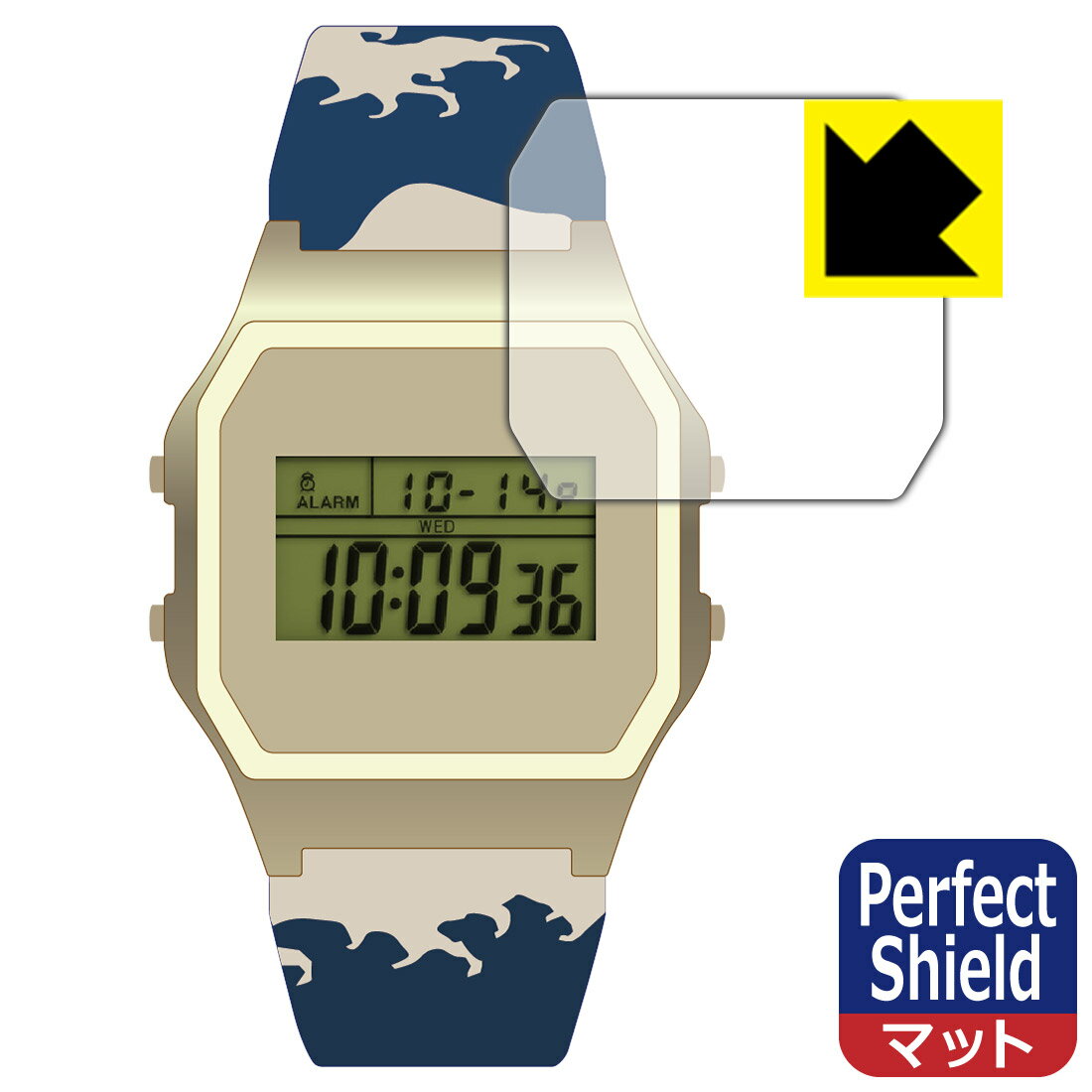 Perfect Shield【反射低減】保護フィルム TIMEX Classic Digital TIMEX 80 The MET ホクサイ / The MET ヒロシゲ 日本製 自社製造直販