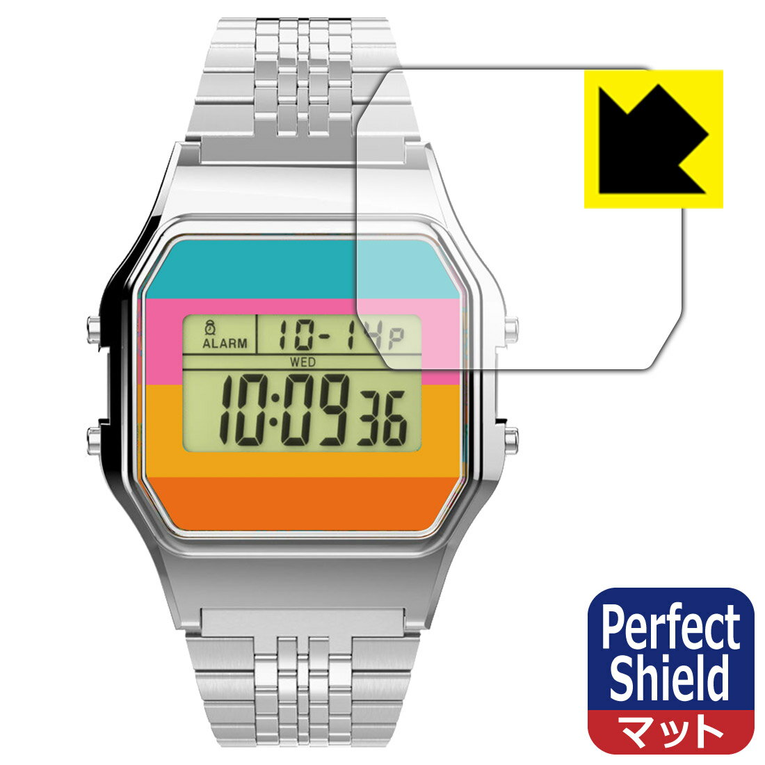 Perfect Shield【反射低減】保護フィルム TIMEX Classic Digital TIMEX 80 TIMEX x Coca-Cola (3枚セット) 日本製 自社製造直販