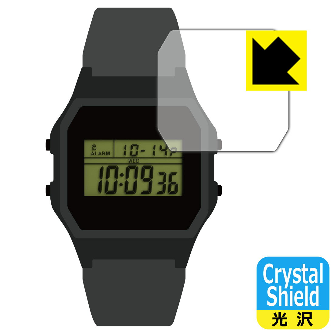 Crystal Shield【光沢】保護フィルム TIMEX Classic Digital TIMEX 80 Keith Haring T80 日本製 自社製造直販