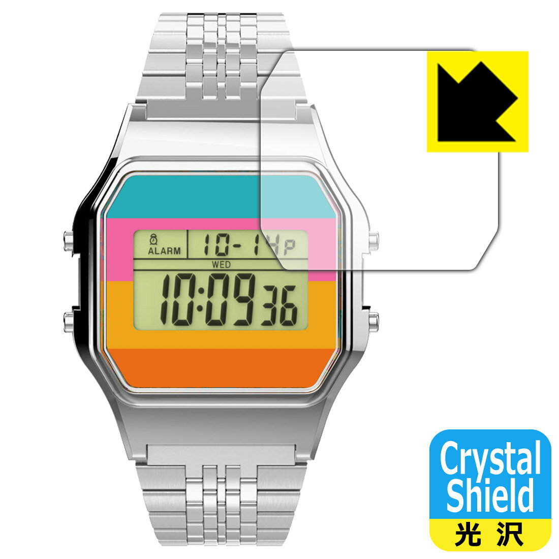 Crystal Shield【光沢】保護フィルム TIMEX Classic Digital TIMEX 80 TIMEX x Coca-Cola 日本製 自社製造直販