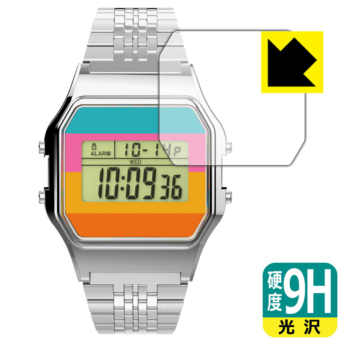 9H高硬度【光沢】保護フィルム TIMEX Classic Digital TIMEX 80 TIMEX x Coca-Cola 日本製 自社製造直販