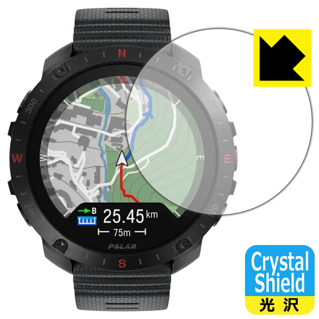 Crystal Shield  ݸե Polar Grit X2 Pro / Grit X2 Pro Titan  ...