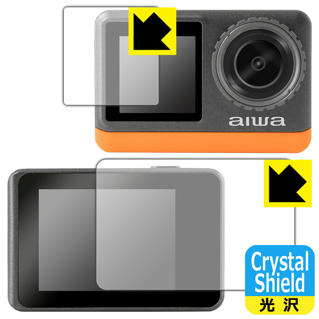  1000ߥݥå ۡ ݥ5 Crystal Shield  ݸե aiwa cam B4K (JA3-ACM0002) ꥢ/ե  ¤ľ