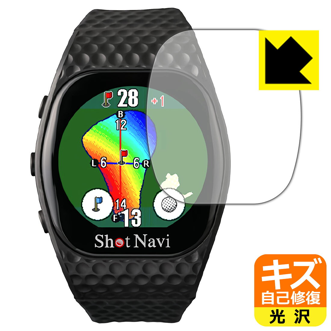 対応機種●対応機種 : テクタイト Shot Navi INFINITY Touch (ショットナビ インフィニティ タッチ)専用の商品です。●製品内容 : 画面用フィルム1枚・クリーニングワイプ1個●※この機器は周辺部が曲面となっているため、保護フィルムを端まで貼ることができません。(表示部分はカバーしています)●特殊なキズ自己修復層が細かなキズを修復！傷がついても時間が経つと自然に直ります。『キズ自己修復の保護フィルム』●安心の国産素材を使用。日本国内の自社工場で製造し出荷しています。 ★貼り付け失敗交換サービス対象商品★ 国内自社工場製造・発送だからできる 安心の製品保証とサポート ■製品保証 お届けした製品が誤っていたり、不具合があった場合などには、お届けから1ヶ月以内にメールにてお問い合わせください。交換等対応させていただきます。[キャンセル・返品（返金・交換）について] ■■貼り付け失敗時の交換サービス■■貼り付けに失敗しても1回だけ無償交換ができます。(失敗したフィルムをお送りいただき、新品に無償交換します。往復の送料のみお客様にご負担をお願いいたします。詳しくは製品に同封の紙をご確認ください) ■■保護フィルム貼り付け代行サービス■■保護フィルムの貼り付け作業に自信がない方には、PDA工房で貼り付け作業を代行いたします。(PDA工房の保護フィルムのみが対象です。詳しくは製品に同封の紙をご確認ください) キズ自己修復保護フィルム 素材説明 ■特殊なキズ自己修復層が細かな傷を修復！表面についた細かいスリ傷が自然に消える特殊な加工がされたフィルムです。キズがついても瞬間的に消えます。機器を鞄に入れることが多い方や、ツメなどのキズが気になる方へおすすめです。※自己修復層を超えたキズは直りません。■高級感あふれる光沢と画質を損なわない透明度！貼っていることを意識させないほどの高い透明度に、高級感あふれる光沢・クリアな仕上げとなります。動画視聴や画像編集など、機器本来の発色を重視したい方におすすめです。■気泡の入りにくい特殊な自己吸着タイプ接着面は気泡の入りにくい特殊な自己吸着タイプです。素材に柔軟性があり、貼り付け作業も簡単にできます。また、はがすときにガラス製フィルムのように割れてしまうことはありません。貼り直しが何度でもできるので、正しい位置へ貼り付けられるまでやり直すことができます。■安心の日本製最高級グレードの国産素材を日本国内の弊社工場で加工している完全な Made in Japan です。安心の品質をお届けします。 【ポスト投函送料無料】商品は【ポスト投函発送 (追跡可能メール便)】で発送します。お急ぎ、配達日時を指定されたい方は以下のクーポンを同時購入ください。【お急ぎ便クーポン】　プラス110円(税込)で速達扱いでの発送。お届けはポストへの投函となります。【配達日時指定クーポン】　プラス550円(税込)で配達日時を指定し、宅配便で発送させていただきます。【お急ぎ便クーポン】はこちらをクリック【配達日時指定クーポン】はこちらをクリック