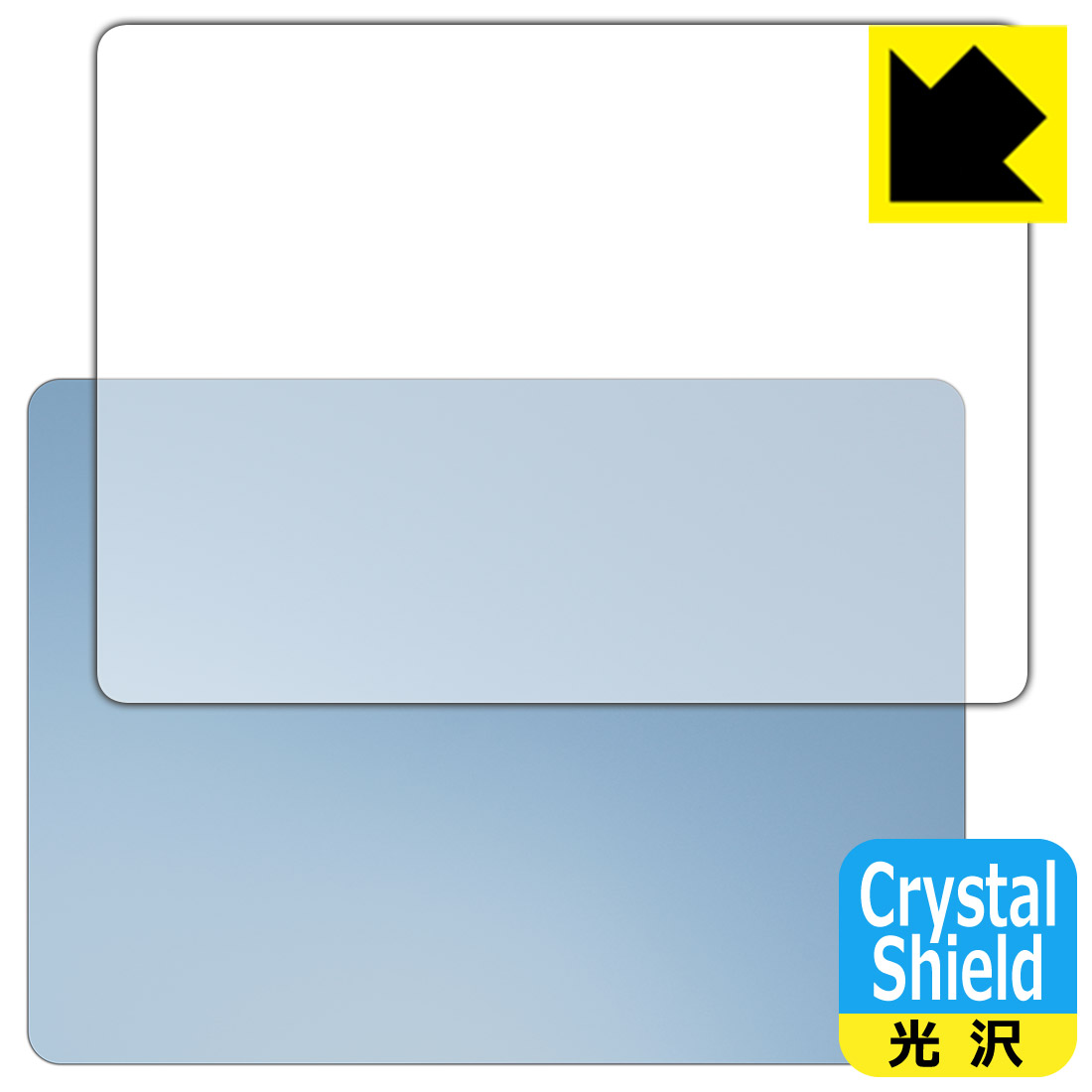 樂天商城 - Crystal Shield【 光沢 】保護フィルム Surface Laptop (第7世代) 13.8インチ (2024年6月発売モデル) 天面用 (3枚セット) 日本製 自社製造直販