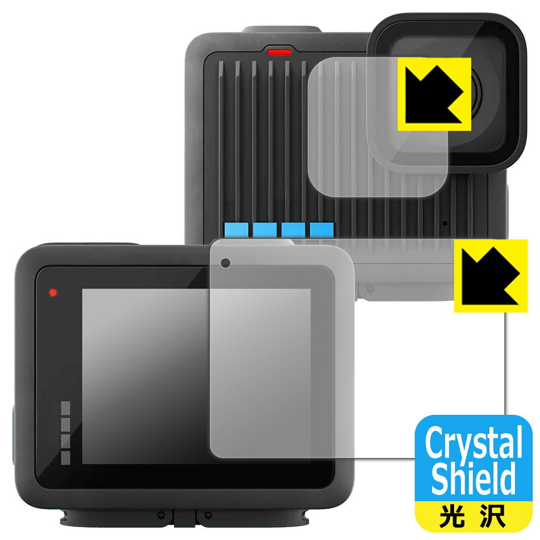 Crystal Shield�� ���� ���ݸ�ե���� GoPro HERO (2024ǯȯ���ǥ�) �ᥤ����/������� ������ ������¤ľ��