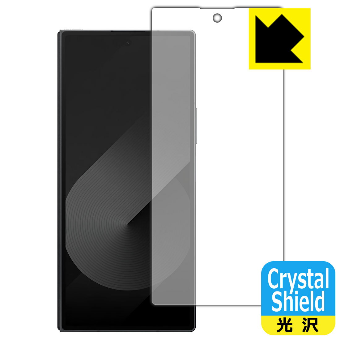 樂天商城 - Crystal Shield【 光沢 】保護フィルム Galaxy Z Fold Special Edition (カバー画面用) 日本製 自社製造直販