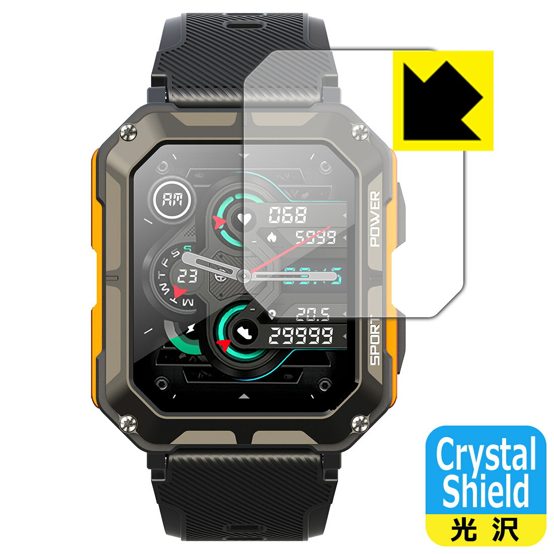 Crystal Shield  ݸե GREEN HOUSE ޡȥå GH-SMWGA-BK  ¤ľ