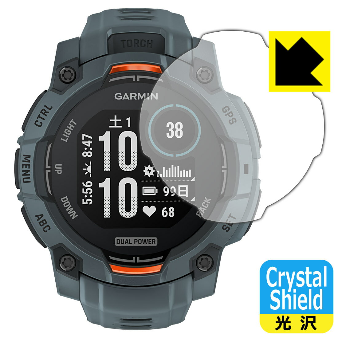 Crystal Shield  ݸե GARMIN Instinct 3 Dual Power   45mm   ...