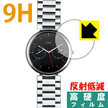 9H高硬度【 反射低減 】保護フィルム Moto 360(1st Gen) 日本製 自社製造直販