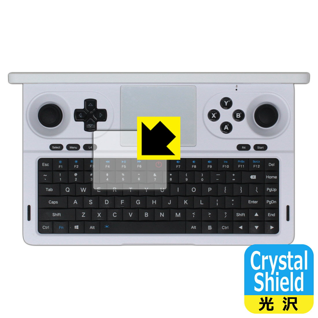 Crystal Shield【 光沢 】保護フィルム GPD WIN Mini 2025 (タッチパッド用) 日本製 自社製造直販