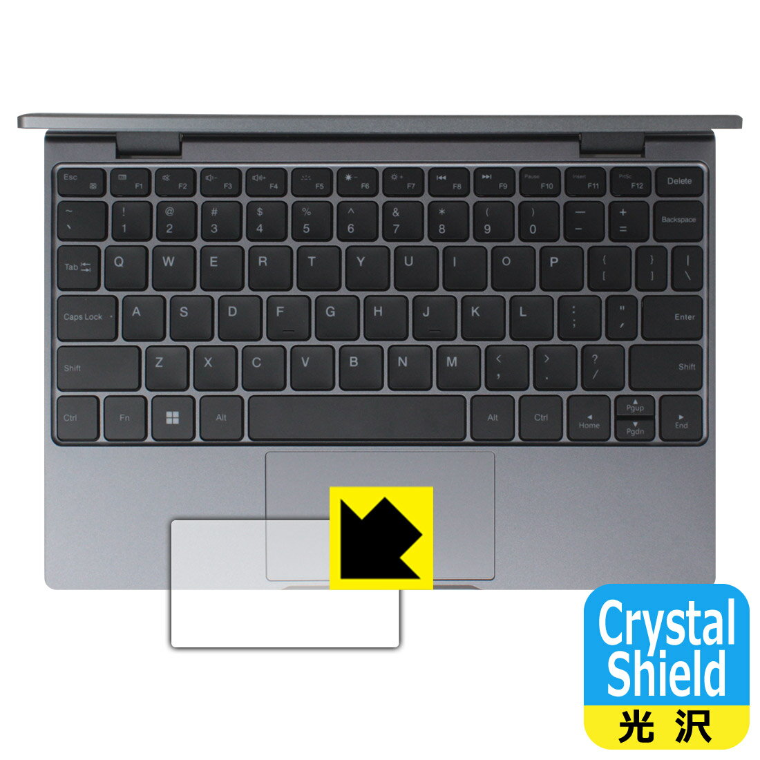 Crystal Shield保護フィルム CHUWI MiniBook X N150 (タッチパッド用) 日本製 自社製造直販