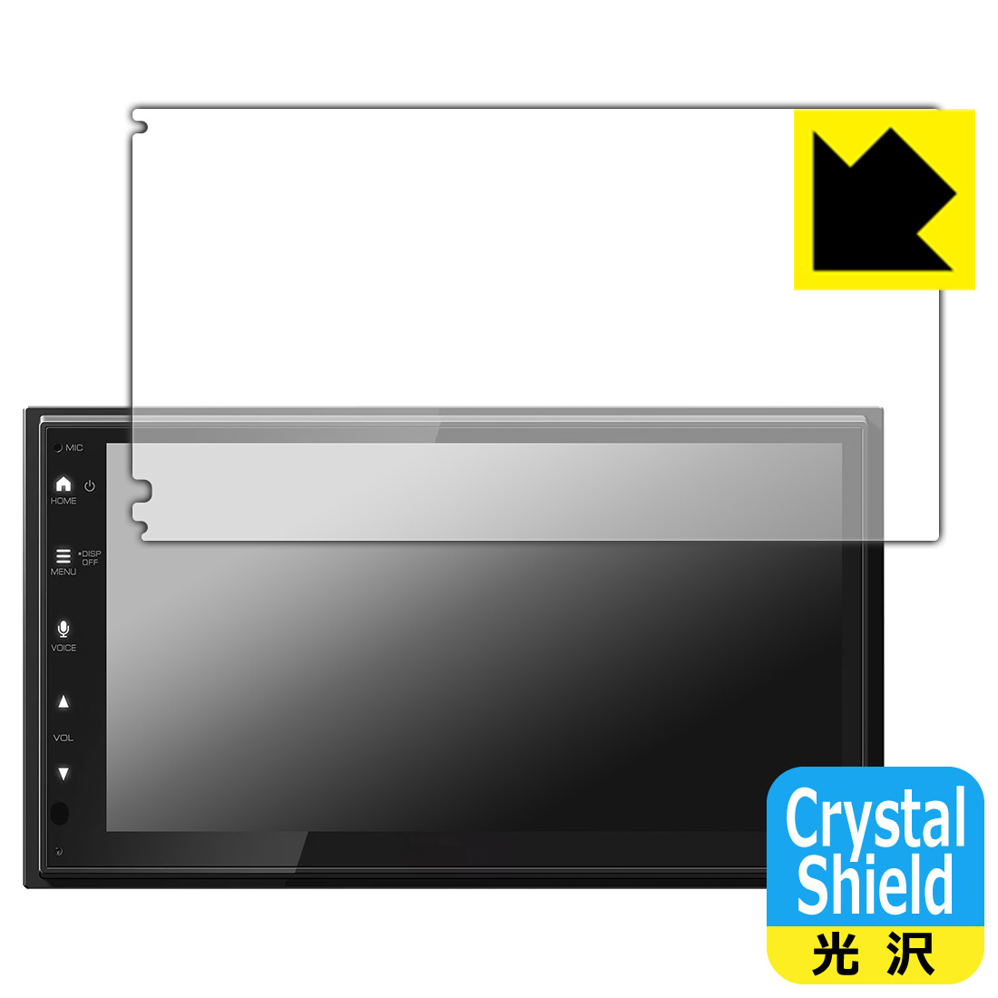 Crystal Shield�� ���� ���ݸ�ե���� �ǥ����ץ쥤�����ǥ��� DMX5523S ������ ������¤ľ��