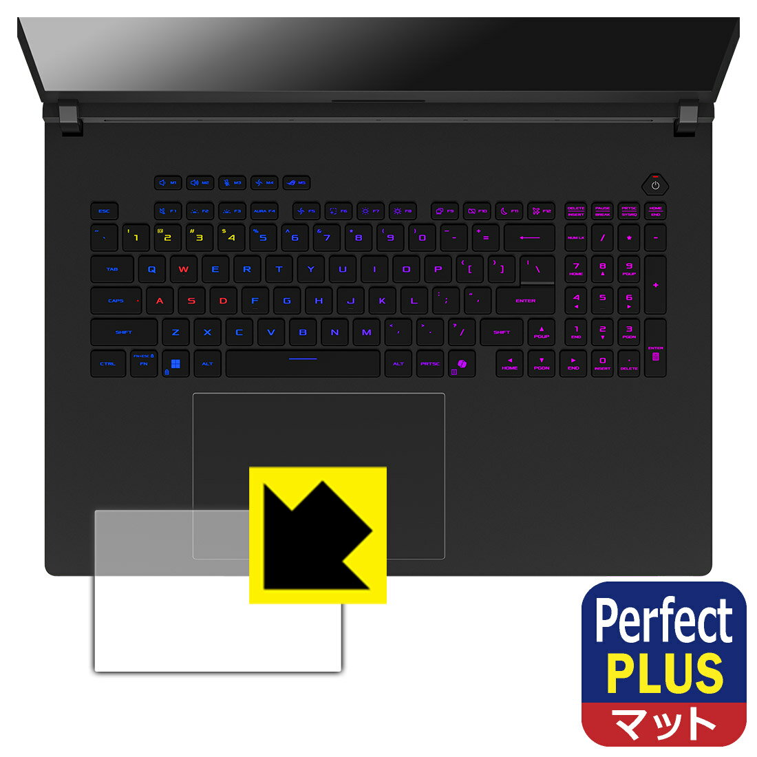Perfect Shield Plus�� ȿ���㸺 ���ݸ�ե���� ASUS ROG Strix SCAR 18 (2025) G835LW/G835LX (���å��ѥå���) ������ ������¤ľ��