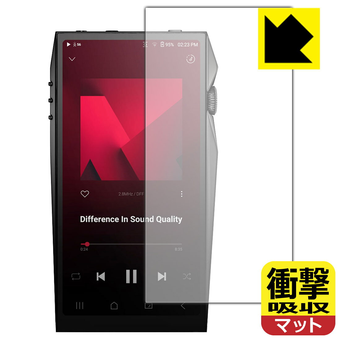衝撃吸収【 反射低減 】保護フィルム Astell&Kern A&ultima SP4000 (表面用) 日本製 自社製造直販