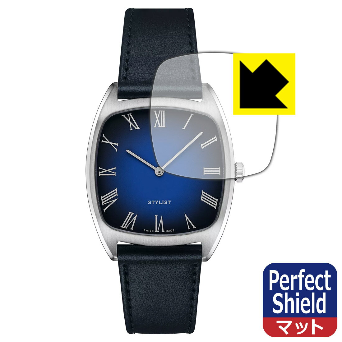 Perfect Shield【 反射低減 】保護フィルム TISSOT STYLIST 32x32mm (T159.909) 日本製 自社製造直販