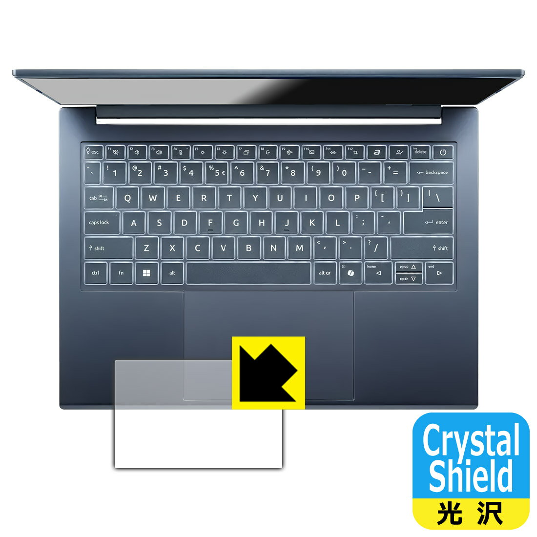 Rakuten - Crystal Shield【 光沢 】保護フィルム Acer Swift Go 14 AI (SFG14-75 シリーズ) タッチパッド用 日本製 自社製造直販