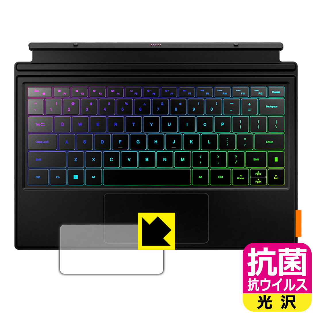 抗菌 抗ウイルス保護フィルム One-Netbook ONEXPLAYER Super X (タッチパッド用) 日本製 自社製造直販