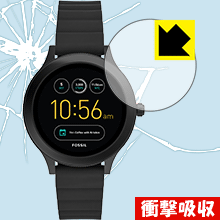 ※対応機種 : FOSSIL Q Wander ※写真はイメージです。特殊素材がしっかりと衝撃を吸収し、機器へのダメージをやわらげ、液晶画面をキズや衝撃から守ることができる『衝撃吸収保護フィルム』です。 ●衝撃を吸収して機器を保護特殊素材が外部からの衝撃を吸収し、機器へのダメージをやわらげます。●指紋が付きにくい防指紋コーティング表面は指紋がつきにくく、汚れを落としやすい、防指紋コーティング済みです。●高光沢で画像・映像がキレイ高い光線透過率で透明度が高く、画像・映像を忠実に、高品位な光沢感で再現します。●気泡の入りにくい特殊な自己吸着タイプ接着面は気泡の入りにくい特殊な自己吸着タイプなので、簡単に貼ることができます。また、はがしても跡が残らず、何度でも貼り直しが可能です。●機器にぴったり！専用サイズそれぞれの機器にぴったりな専用サイズだから、切らずに貼るだけです。衝撃を吸収する特殊素材「特殊シリコーン樹脂層」がしっかりと衝撃を吸収し、機器へのダメージをやわらげるので、液晶画面をキズや衝撃から守ることができます。※本製品は外部からの衝撃をやわらげるもので、画面や機器が破損・故障しないことを保障するものではありません。　衝撃吸収実験※このテストは、一般的な机の高さと同じ、70cmの高さから約200gの鉄球をガラスに落としておこなったものです。「通常の液晶保護フィルム」を貼ったものでは割れて、「衝撃吸収保護フィルム」を貼ったものは特殊シリコーン樹脂層がたわむことで衝撃を吸収して割れません。【ポスト投函送料無料】商品は【ポスト投函発送 (追跡可能メール便)】で発送します。お急ぎ、配達日時を指定されたい方は以下のクーポンを同時購入ください。【お急ぎ便クーポン】　プラス110円(税込)で速達扱いでの発送。お届けはポストへの投函となります。【配達日時指定クーポン】　プラス550円(税込)で配達日時を指定し、宅配便で発送させていただきます。【お急ぎ便クーポン】はこちらをクリック【配達日時指定クーポン】はこちらをクリック特殊素材が衝撃を吸収し、画面をキズや衝撃から守る液晶保護フィルム！