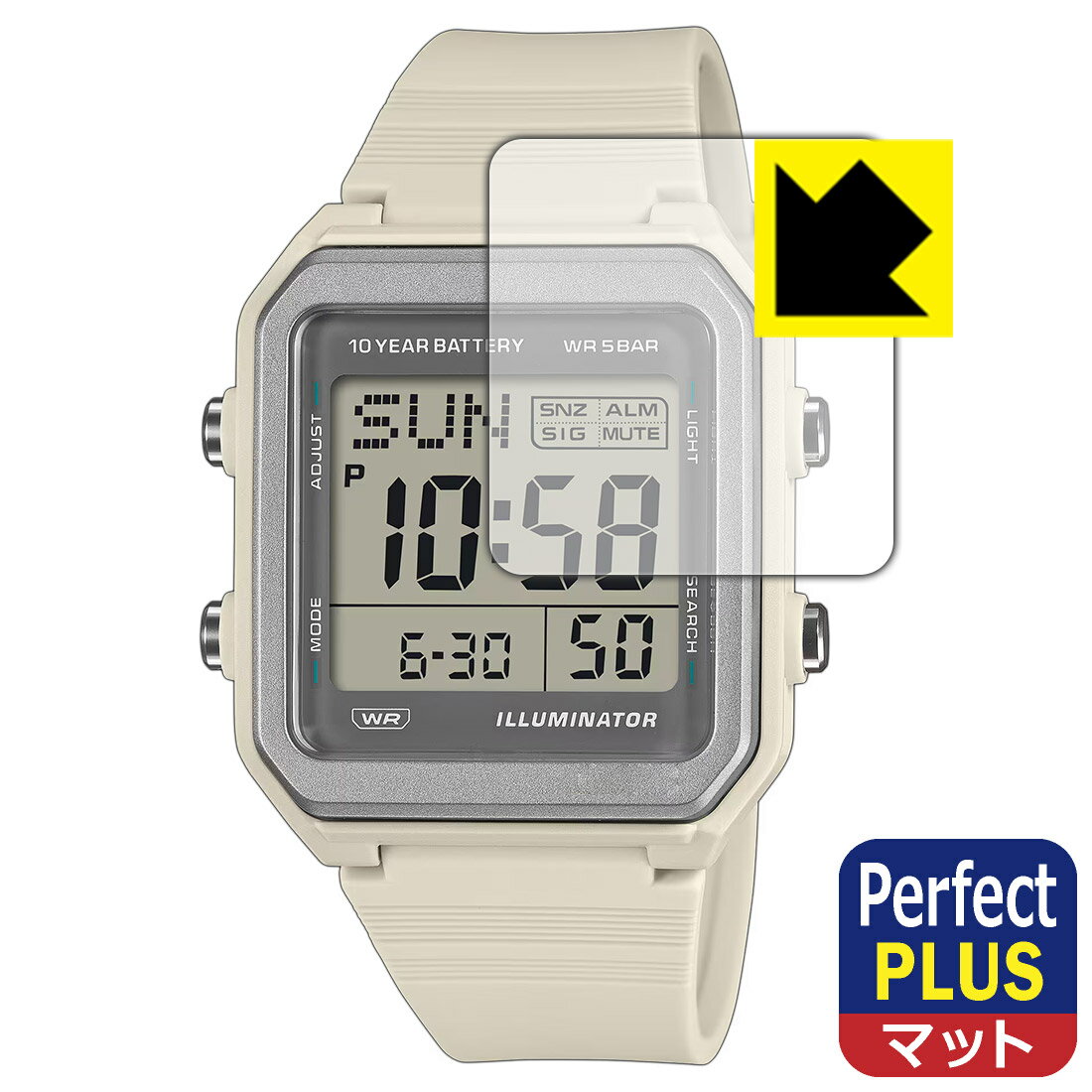 Perfect Shield Plus�� ȿ���㸺 ���ݸ�ե���� CASIO Collection W-221H ���꡼�� ������ ������¤ľ��
