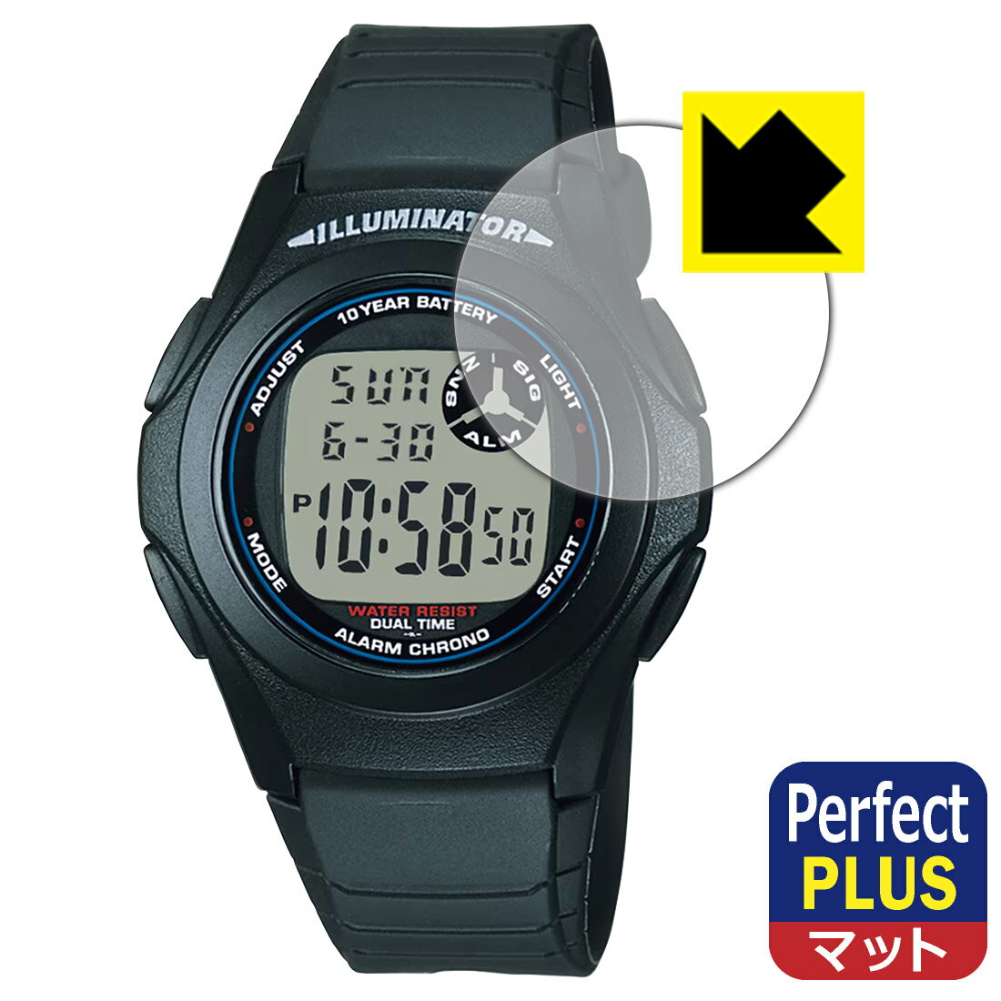 Perfect Shield Plus�� ȿ���㸺 ���ݸ�ե���� CASIO Collection F-200W ���꡼�� ������ ������¤ľ��