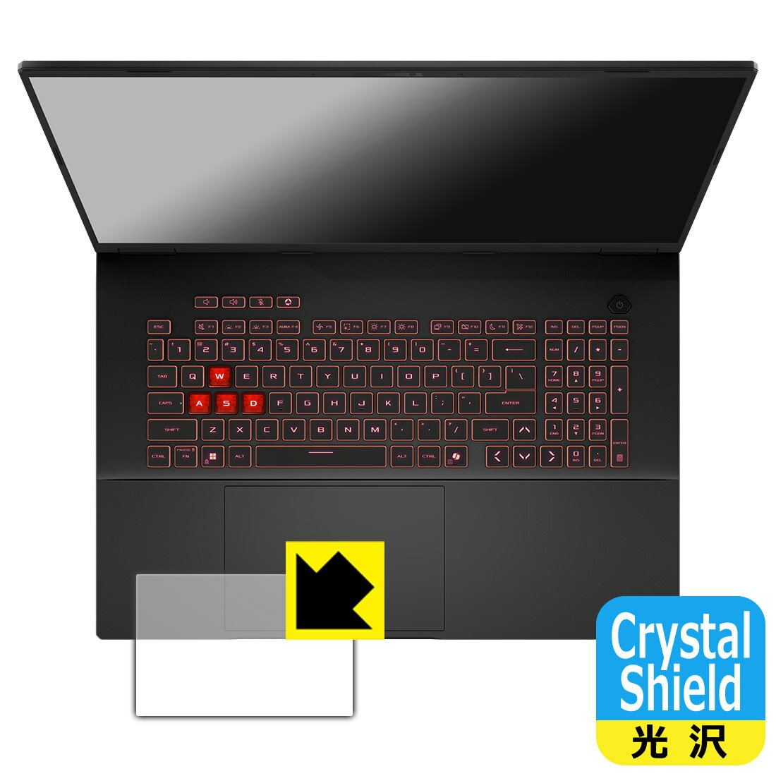 Crystal Shield�� ���� ���ݸ�ե���� ASUS TUF Gaming A18 (2025) FA808UP/FA808UM/FA808UH (��...