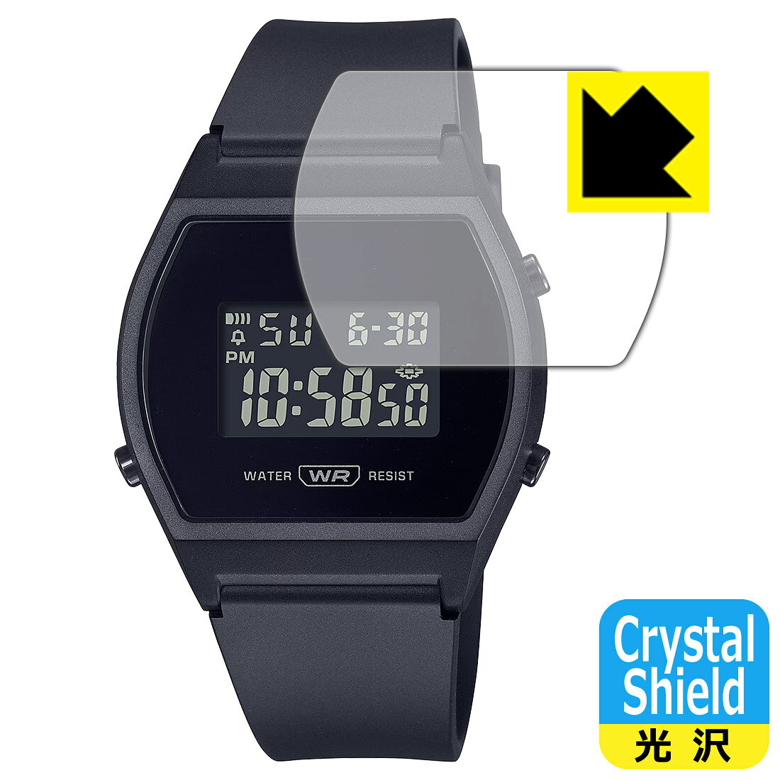Crystal Shield�� ���� ���ݸ�ե���� CASIO CLASSIC LW-204 ���꡼�� ������ ������¤ľ��