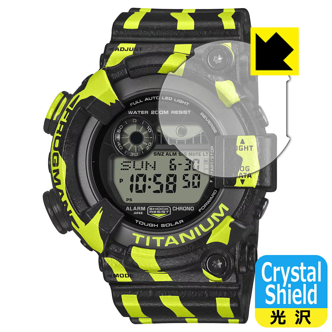 Other - Crystal Shield【 光沢 】保護フィルム G-SHOCK FROGMAN GW-8200TPF-1JR 日本製 自社製造直販