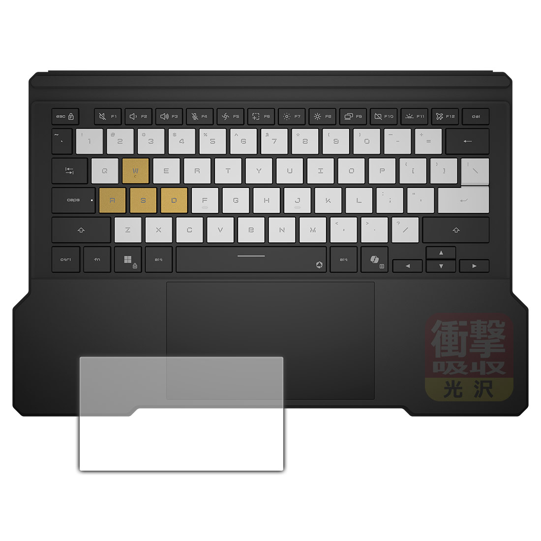 樂天商城 - 衝撃吸収【 光沢 】保護フィルム ASUS ROG Flow Z13-KJP GZ302EAC (タッチパッド用) 日本製 自社製造直販