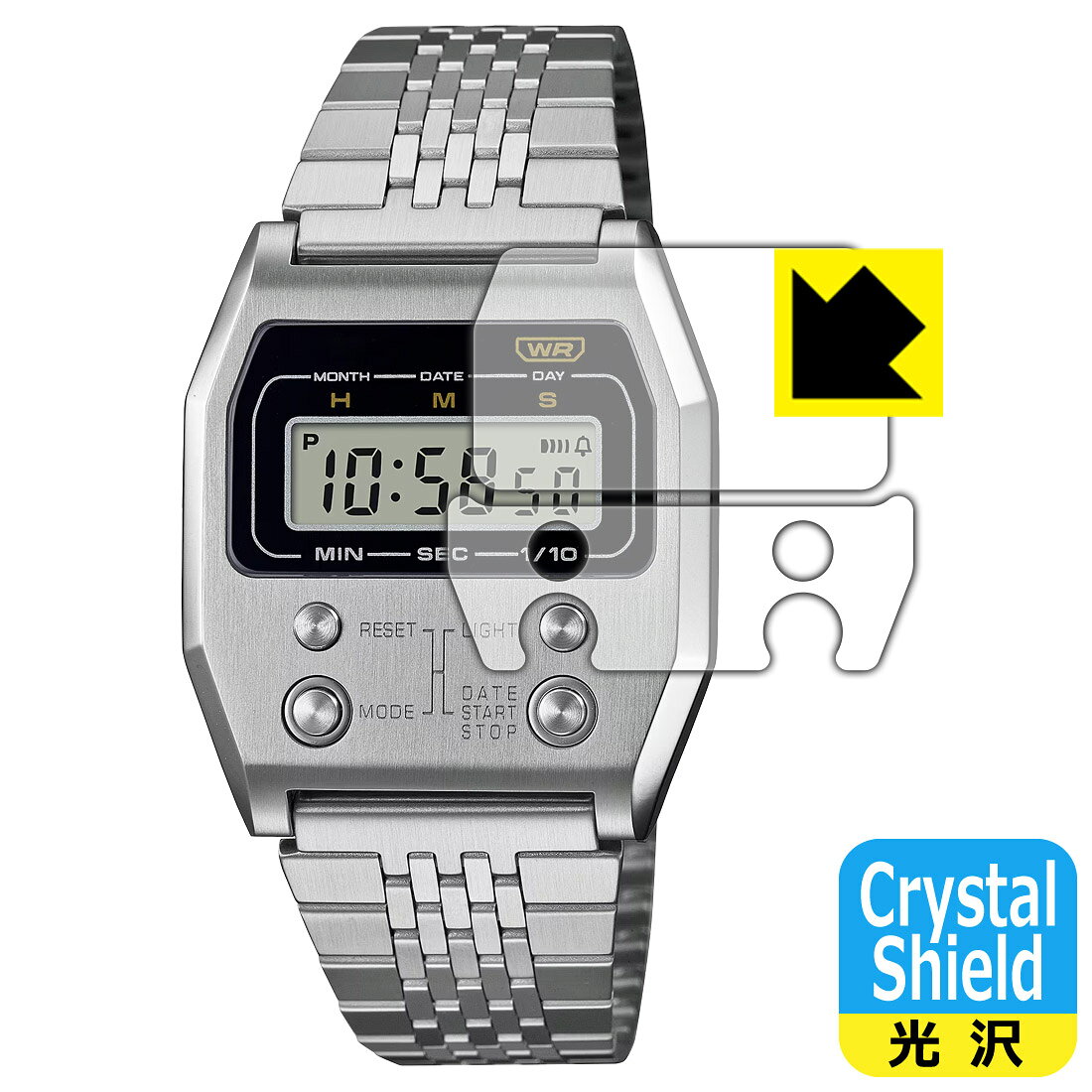 Crystal Shield【 光沢 】保護フィルム CASIO CLASSIC A1100 シリーズ 日本製 自社製造直販
