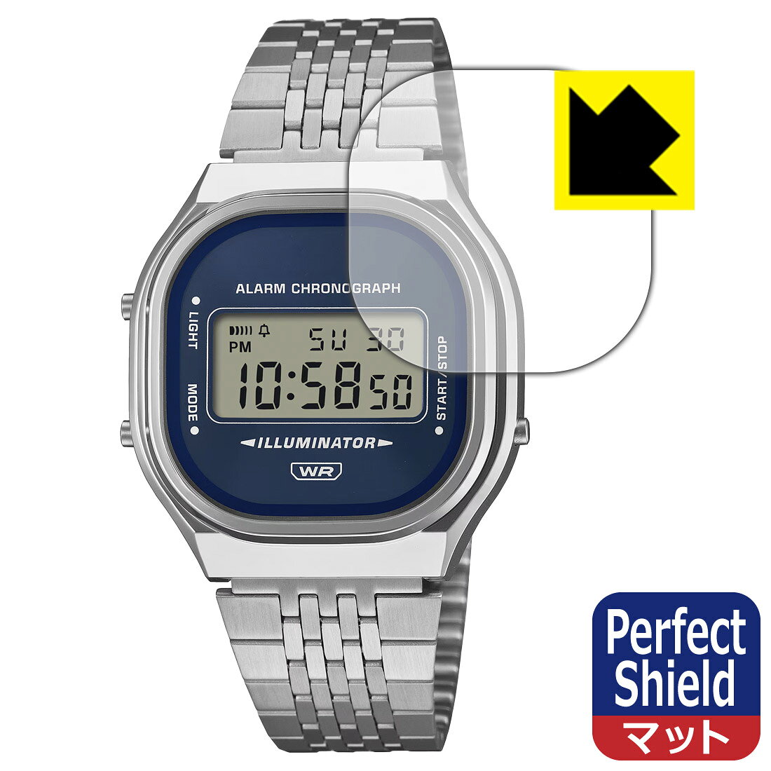 Perfect Shield【 反射低減 】保護フィルム CASIO CLASSIC A140WE シリーズ 日本製 自社製造直販