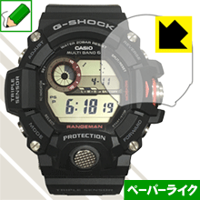 ※対応機種 : カシオ G-SHOCK RANGEMAN GW-9400 ※写真はイメージです。紙のような質感を実現する『ペーパーライク保護フィルム』です。 ●表面の特殊加工により、紙のような質感を実現！機器表面の「つるつるした感触」を改善したい方におすすめのフィルムです。●アンチグレア(反射防止)タイプ表面はアンチグレア(反射防止)タイプなので、光の反射や映り込みを抑え、見やすくなっています。●気泡の入りにくい特殊な自己吸着タイプ接着面は気泡の入りにくい特殊な自己吸着タイプなので、簡単に貼ることができます。また、はがしても跡が残らず、何度でも貼り直しが可能です。●機器にぴったり！専用サイズそれぞれの機器にぴったりな専用サイズだから、切らずに貼るだけです。●安心の日本製日本製の素材を弊社工場で加工している Made in Japan です。※本製品はフィルムの表面を特殊加工し、抵抗を持たせるようにしております。あらかじめご了承ください。心配な方は必ずご購入前に確認用素材サンプルをご請求いただき、実際にお使いになる機器に貼り付けてご確認ください。【 素材サンプル(よこ50mm×たて40mm)・送料込100円 】【ポスト投函送料無料】商品は【ポスト投函発送 (追跡可能メール便)】で発送します。お急ぎ、配達日時を指定されたい方は以下のクーポンを同時購入ください。【お急ぎ便クーポン】　プラス110円(税込)で速達扱いでの発送。お届けはポストへの投函となります。【配達日時指定クーポン】　プラス550円(税込)で配達日時を指定し、宅配便で発送させていただきます。【お急ぎ便クーポン】はこちらをクリック【配達日時指定クーポン】はこちらをクリック紙のような質感を実現する『ペーパーライク保護フィルム』