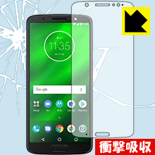 衝撃吸収【 光沢 】保護フィルム Moto G6 Plus 日本製 自社製造直販