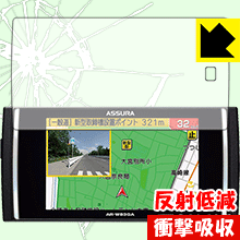 衝撃吸収【 反射低減 】保護フィルム レーダー探知機 AR-W83GA 日本製 自社製造直販