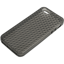 【ポスト投函送料無料】TPUケース iPhone 5s/5/SE(ダイヤパターン)ブラック 【スマホケース】 【RCP】【smtb-kd】