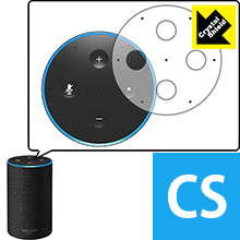 Mobile Phone - Crystal Shield Amazon Echo (第2世代・2017年11月発売モデル) 3枚セット 日本製 自社製造直販