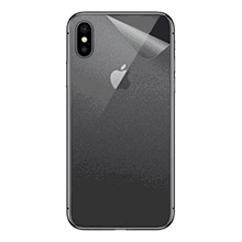 スキンシール iPhone XS Max 【 透明・すりガラス調 】