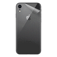 スキンシール iPhone XR 【 透明・すりガラス調 】