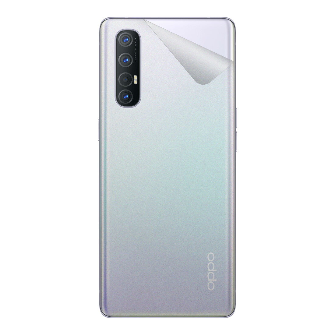 スキンシール OPPO Reno3 5G 【 透明・すりガラス調 】 日本製 自社製造直販