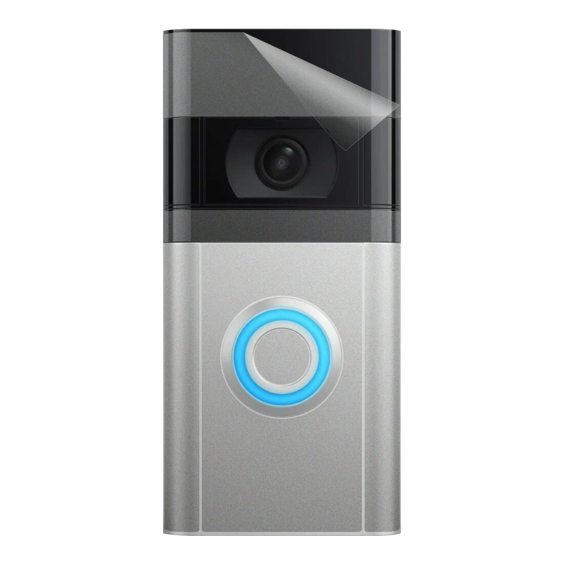 ドレスアップシール Ring Video Doorbell 4 (ビデオドアベル4) 【透明 すりガラス調】 日本製 自社製造直販