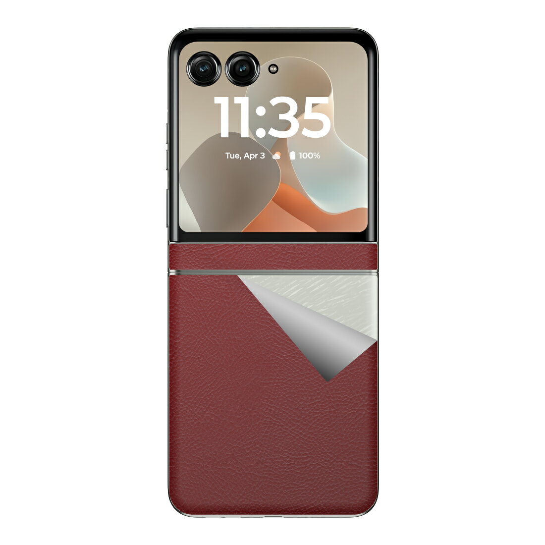 スキンシール Motorola razr 60 / razr 60d / razr 60s 【 ライトスカイホワイト専用 】 (背面用) 【 バラエティシリーズ各種 】 日本製 自社製造直販