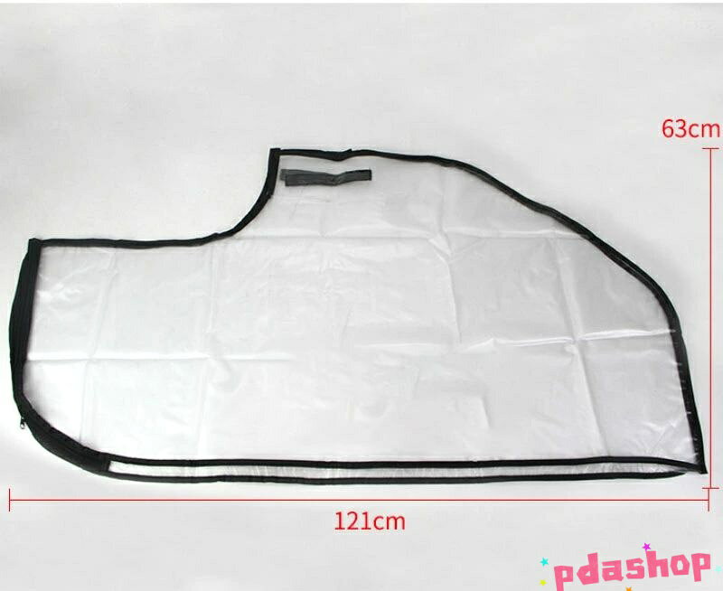 【全品5%ポイント】ゴルフバッグカバー レインカバー 防水 防塵 透明 折りたたみ ...