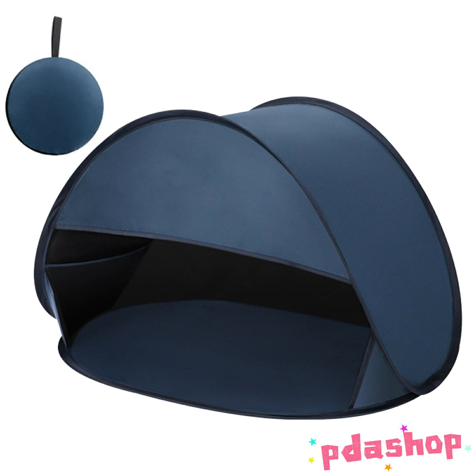 乐天商城 - 【全品5%ポイント】安眠 ドーム 快眠ドーム サンシェードテント 遮光ドーム ポップアップテント 紫外線防止 冷気も光りも遮る かぶって寝る ミニ