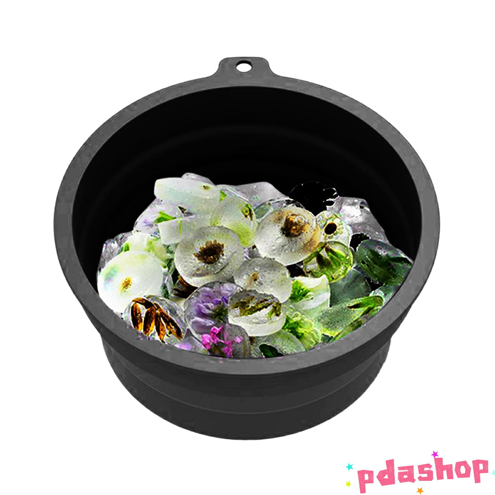 【全品2点で5%OFF】アイスフェイスボウル アイス用フェイスボウル THKJ フェイシャルアイストレー 折りたたみ シリコン製 製氷皿内蔵 洗顔 洗面 冷却