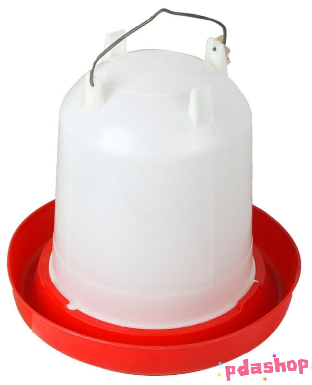 【全品2点で5%OFF】食器自動家禽料桶小料プラスチック持ち運び可能な家禽用保簡単な持ち手神器桶水器アヒルの口用品 THKJ 人気 おすすめ 便利 使いやすい