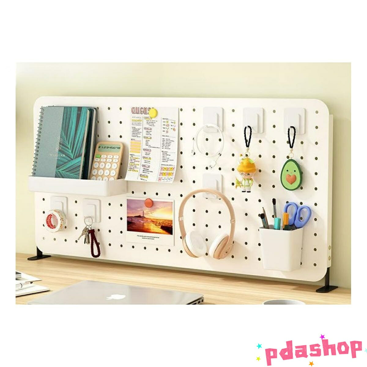 【全品2点で5%OFF】有孔ボード デスクボード 卓上ボード 卓上収納スタンド THKJ 面収納 オフィス収納 クランプ式 書斎 子供室 寝室 インテリア ペグボード
