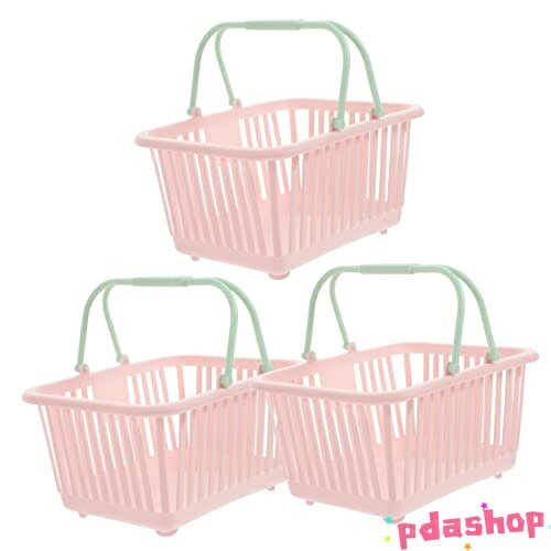 【全品2点で5%OFF】3点 収納 かご おもちゃ 用 果物 小 プラスチック 買い物 THKJ 小売 店舗 ぶら下げ 庭 人気 おすすめ プレゼント 使いやすい かわいい
