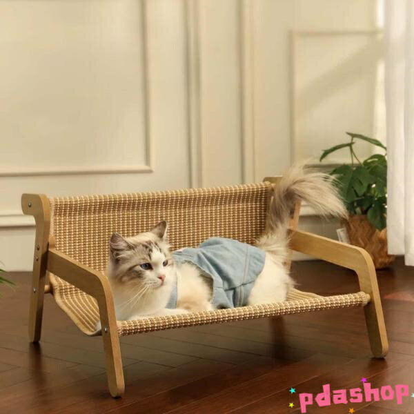 【全品5%ポイント】キャットスクラッチラウンジソファベッドキャットチェアモダン...