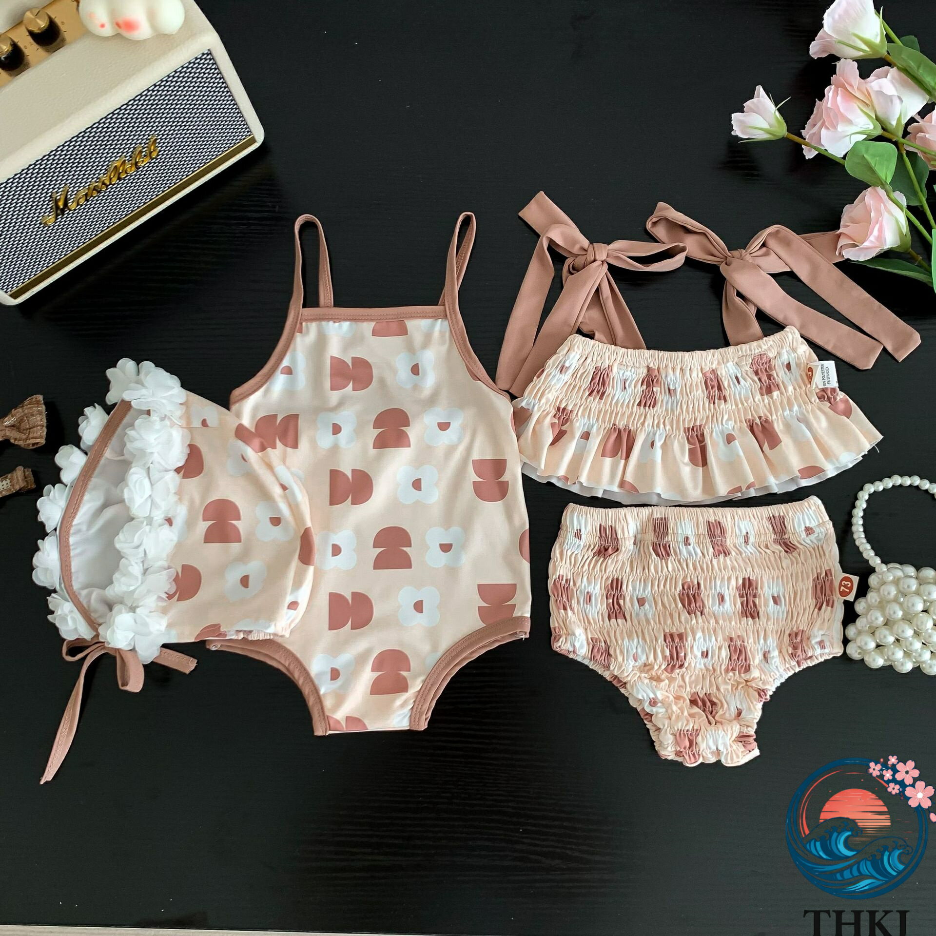 【全品5%ポイント】水着 女児 ベビー水着 ビキニ水着 女の子 子ども用 ワンピース...